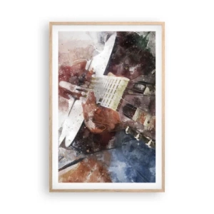 Poster în ramă de stejar deschis - Și ce părere ai? - 61x91 cm