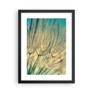 Poster în ramă neagră - Așteptând vântul - 30x40 cm