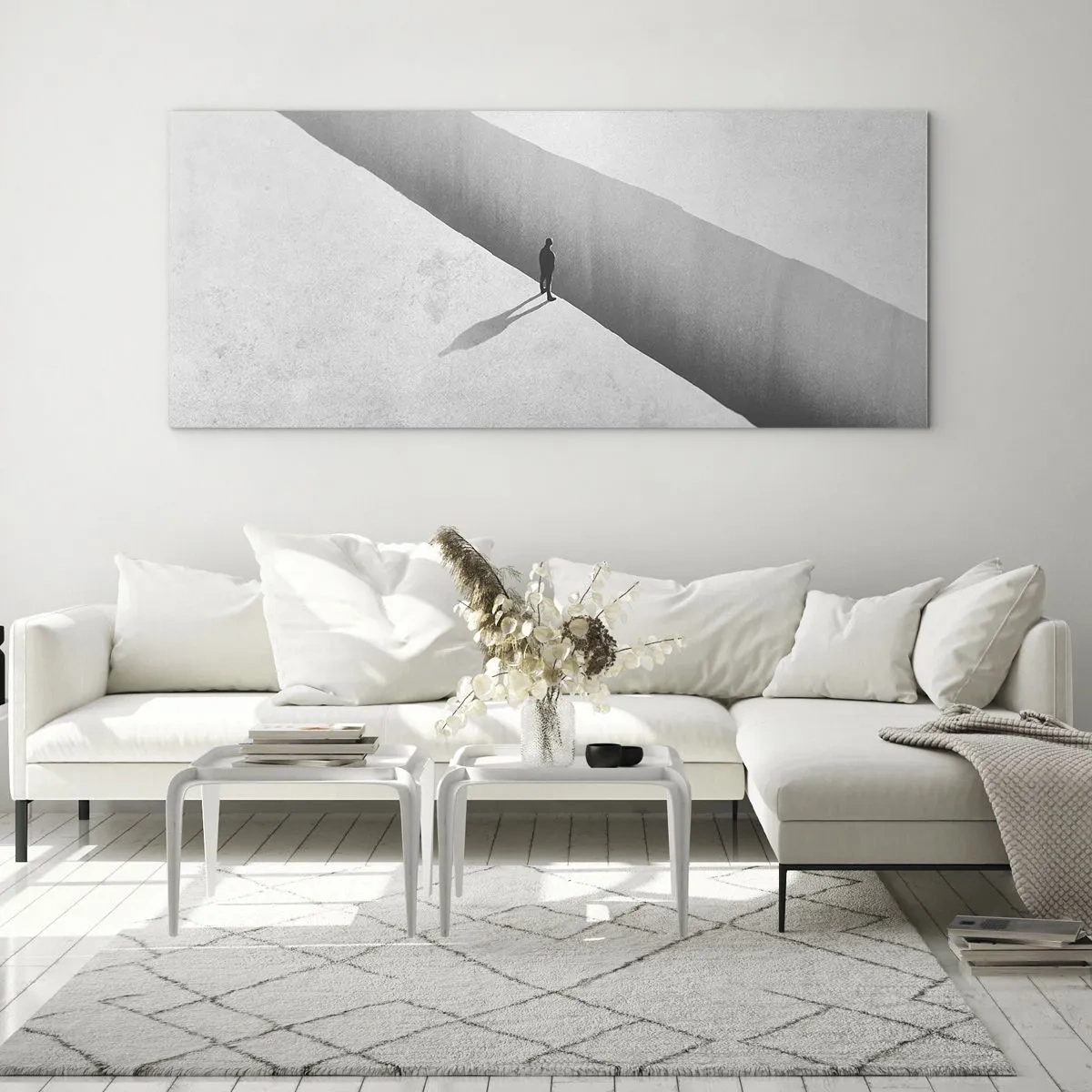 Tablou pe sticlă - Obiectiv clar - 160x50 cm