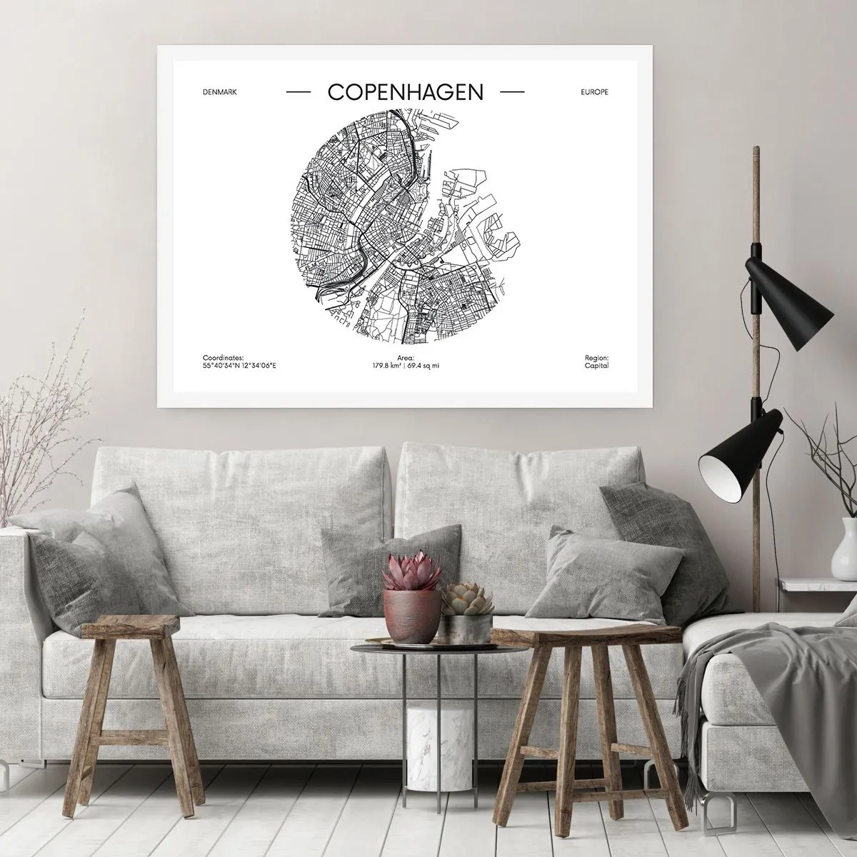 Poster - Anatomia Copenhagăi - 100x70 cm