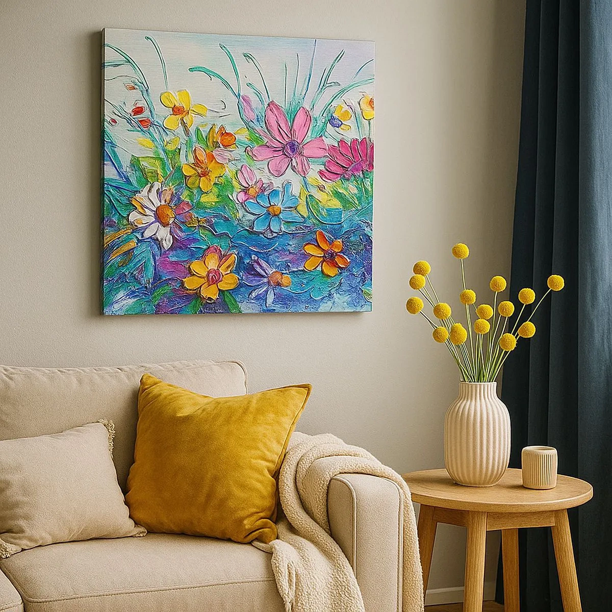 Tablou pe pânză - Nu este deloc o natură moartă - 30x30 cm