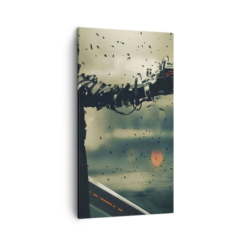 Tablou pe pânză - Armă letală - propriul tău Terminator - 45x80 cm