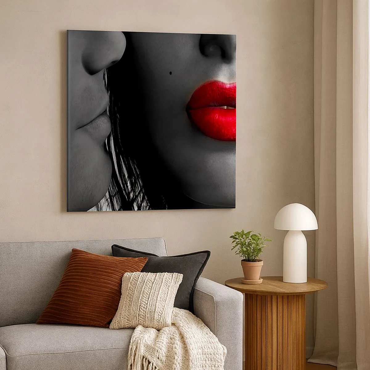 Tablou pe pânză - Față în față - 30x30 cm