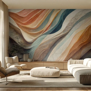Tapet Standard Eco - Momentul dinaintea schimbării - Textură, Model, Luminos - 300x210 cm