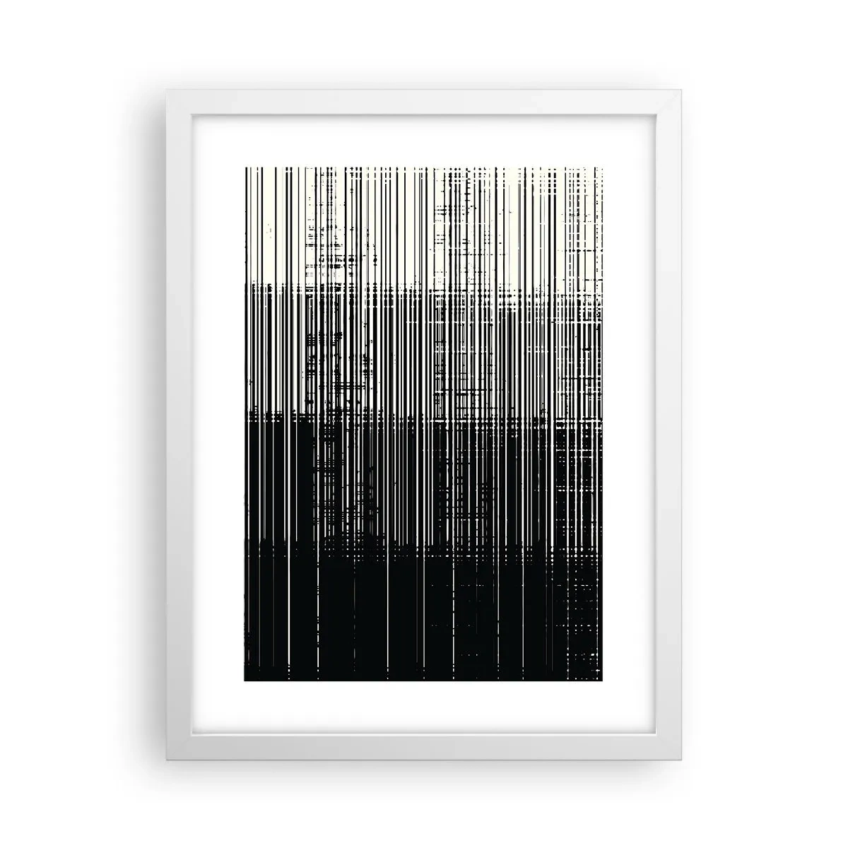 Poster în ramă albă - Valuri și vibrații - 30x40 cm