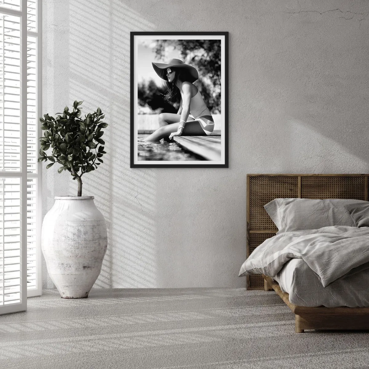 Poster în ramă neagră - Vis de vară - 40x50 cm
