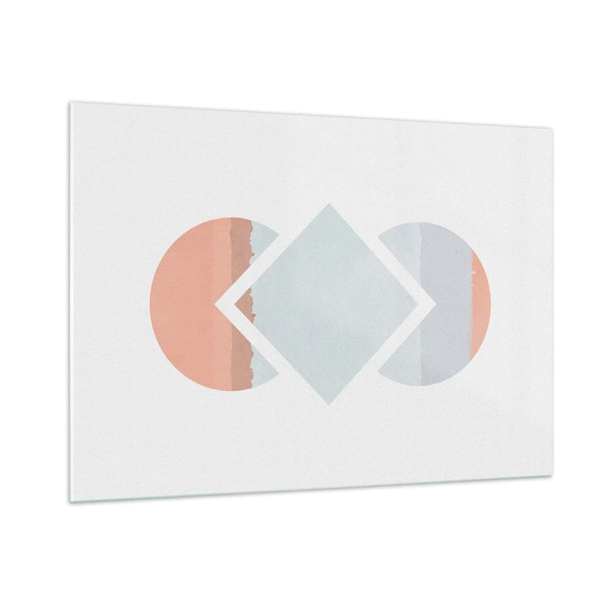 Tablou pe sticlă - Situația este clară - 100x70 cm