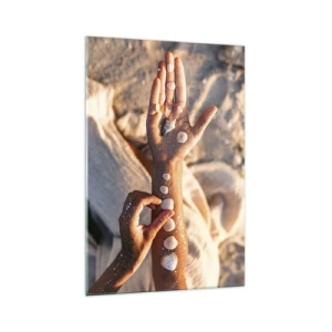 Tablou pe sticlă - Frumusețe la îndemână - 70x100 cm