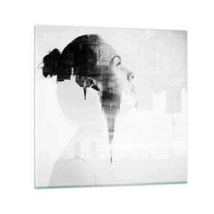 Tablou pe sticlă - Pe ambele părți ale geamului - 60x60 cm