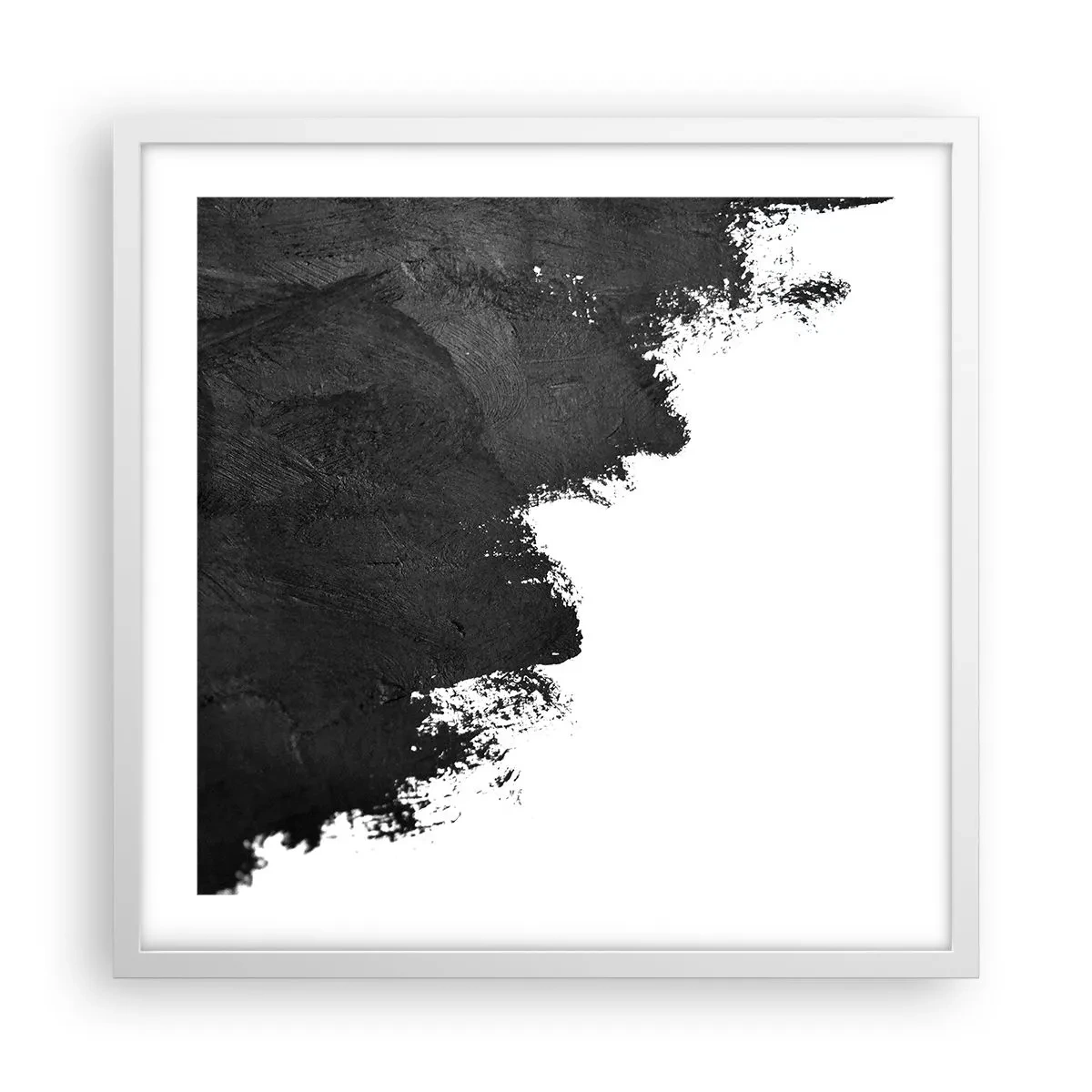 Poster în ramă albă - Elemente: pământ - 50x50 cm
