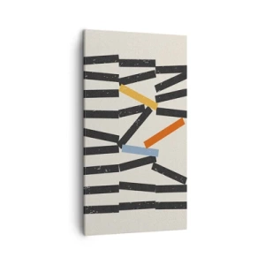 Tablou pe pânză - Domino - compoziție - 45x80 cm