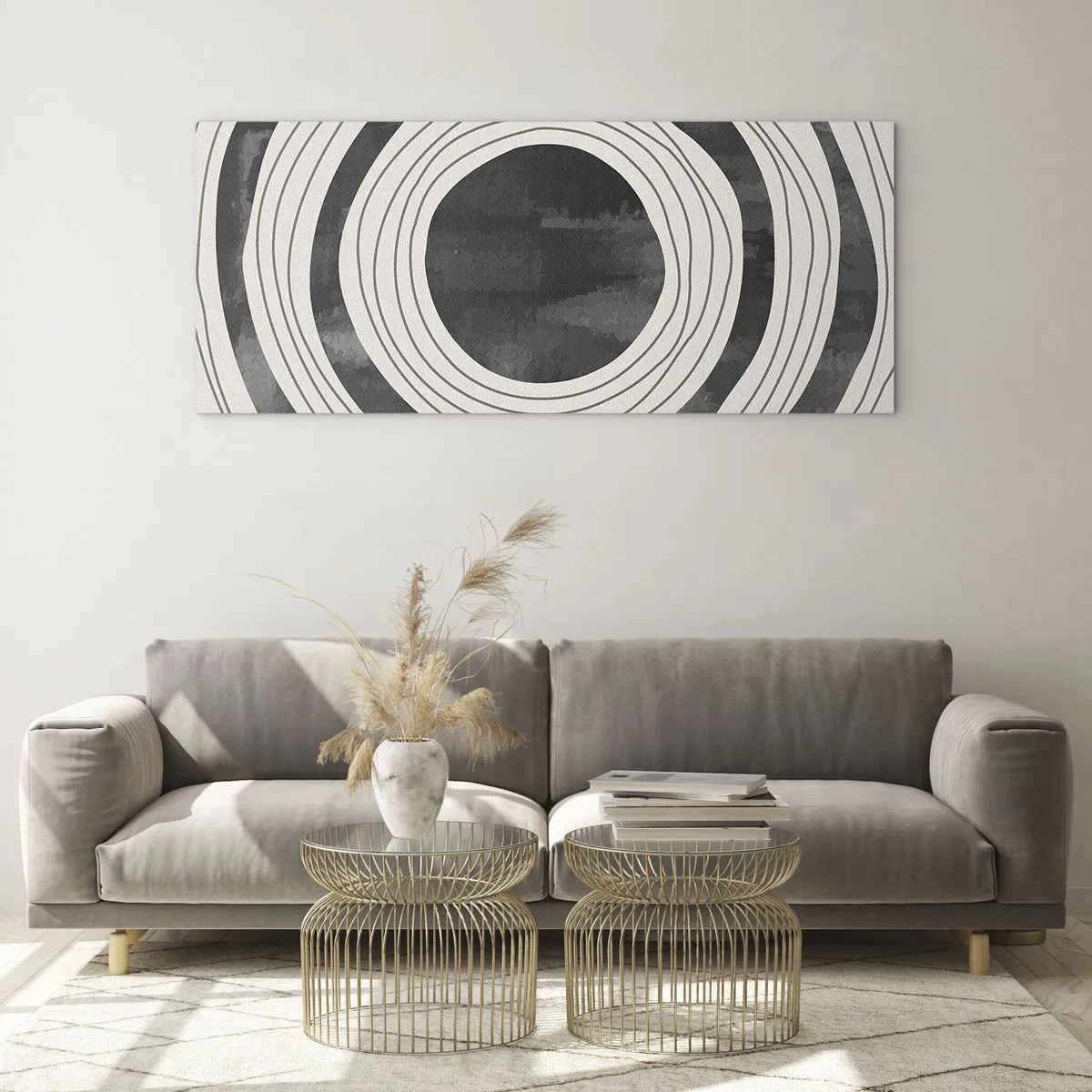 Tablou pe sticlă - Direct la subiect - 140x50 cm