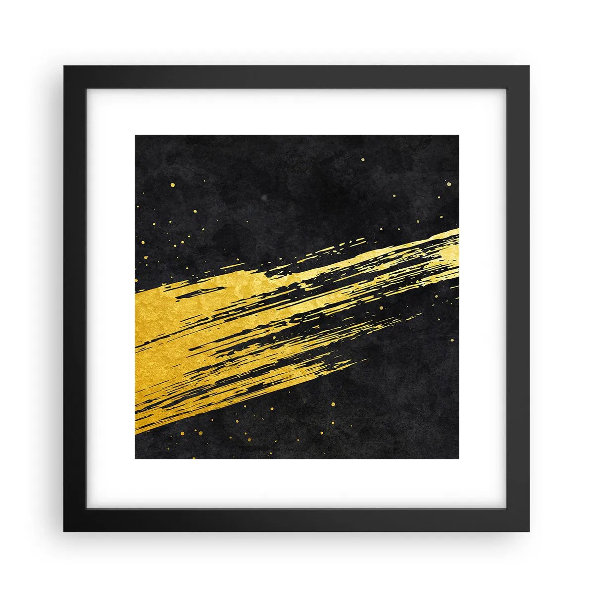 Poster în ramă neagră - Salt în hiperspațiu - 30x30 cm