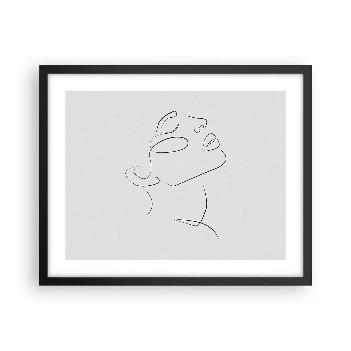 Poster în ramă neagră - Meandrele unui vis - 50x40 cm