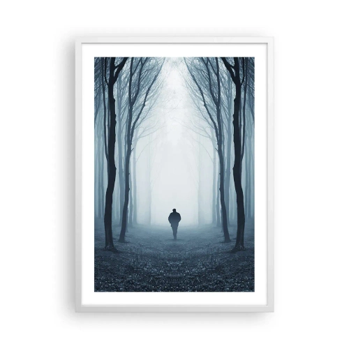 Poster în ramă albă - Și totul este simplu și clar - 50x70 cm