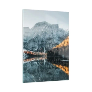 Tablou pe sticlă - Peisaj în oglindă - 50x70 cm