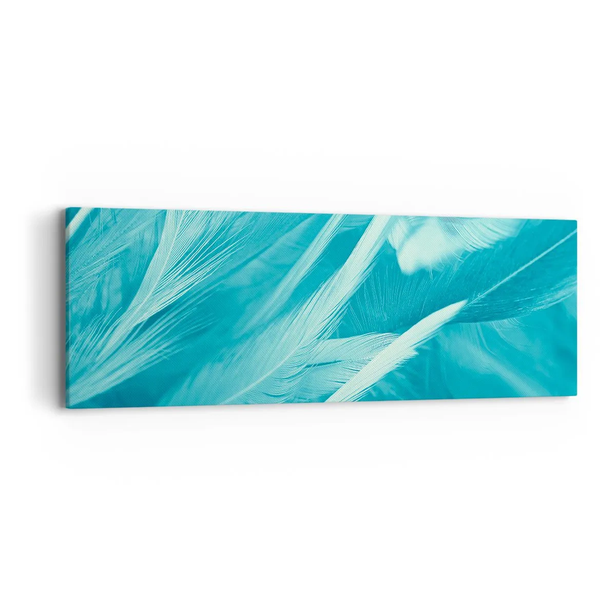 Tablou pe pânză - Înecându-se în puf - 90x30 cm