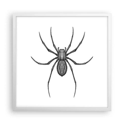 Poster în ramă albă - Precizie tulburătoare - 50x50 cm