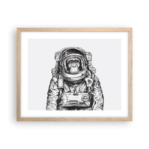Poster în ramă de stejar deschis - Evoluție alternativă - 50x40 cm
