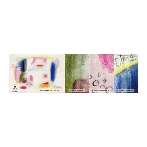 Mostră de Tapet Standard Eco - Mai mult convexă decât concavă sau plată - Abstracția, Bucată, Elefant - 100x30 cm