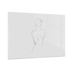 Tablou pe sticlă - Muzica corpului - 100x70 cm