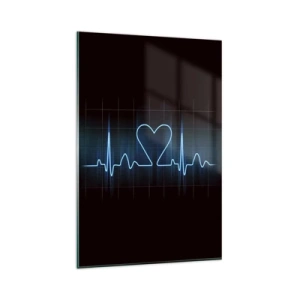 Tablou pe sticlă - În ritmul inimii - 80x120 cm