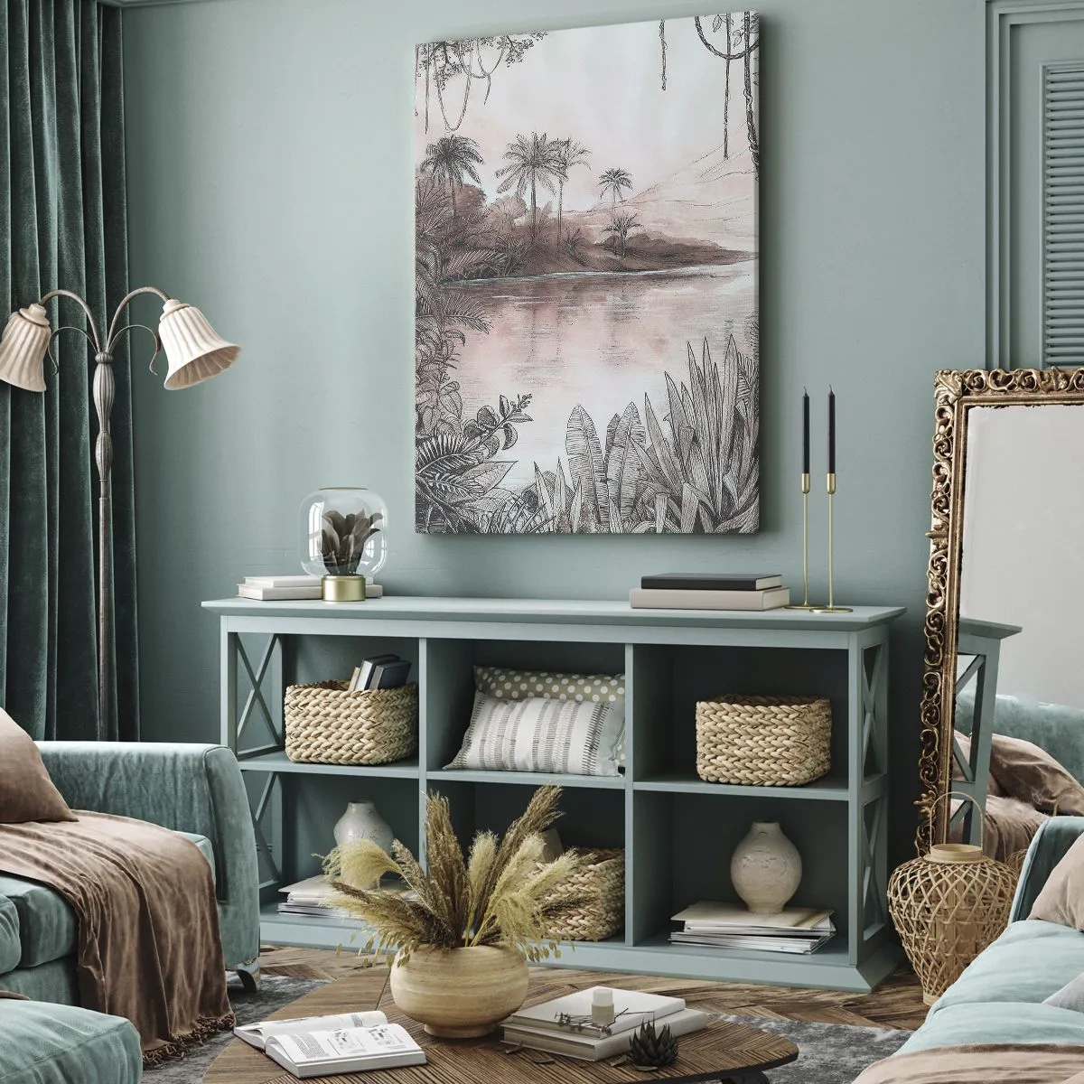 Tablou pe pânză - Jurnalul unui explorator din secolul al XIX-lea - 70x100 cm