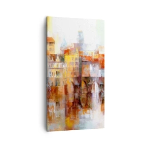 Tablou pe pânză - Frumos și sub pod - 45x80 cm