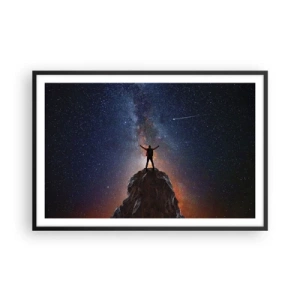 Poster în ramă neagră - Puterea este cu mine! - 91x61 cm