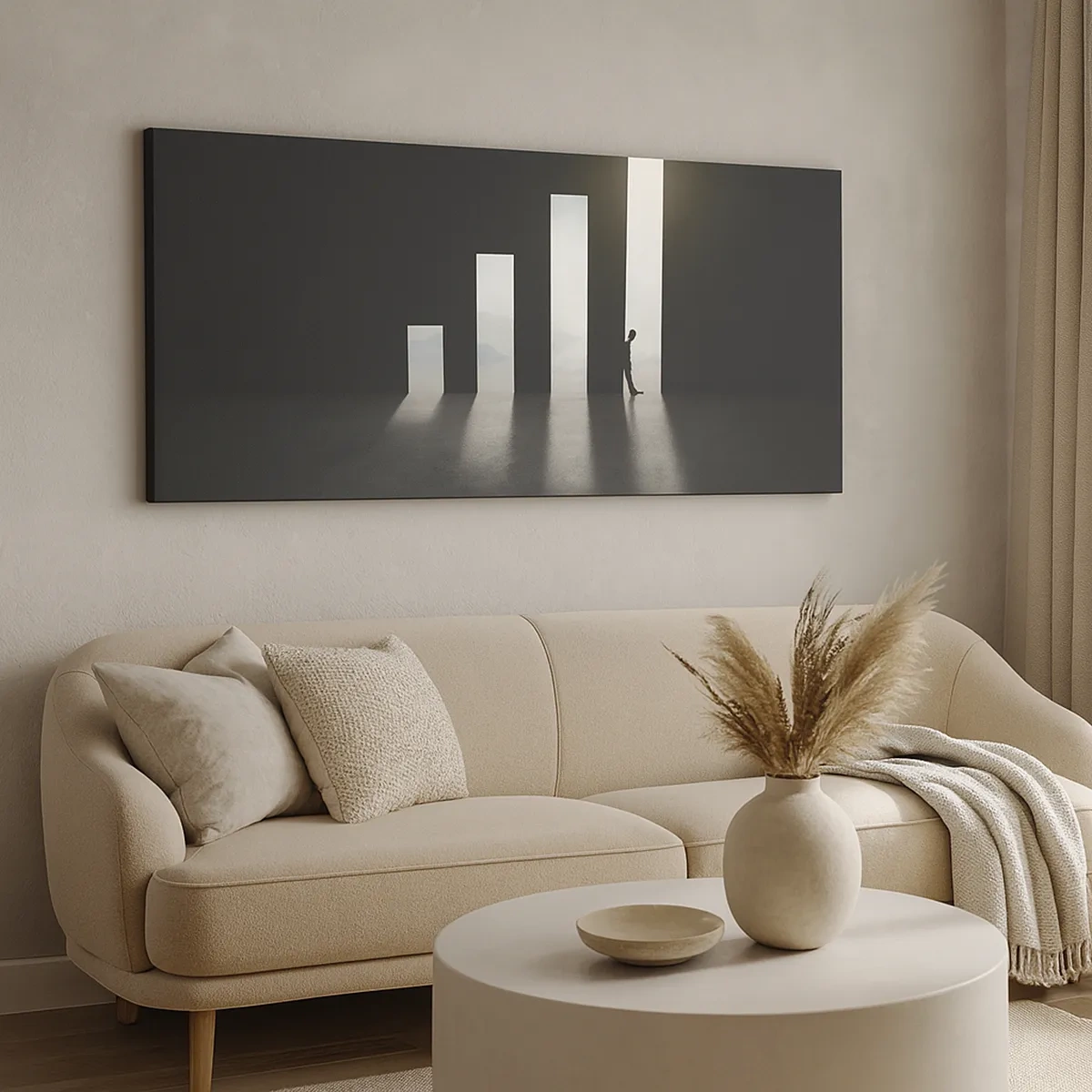 Tablou pe pânză - Succesul - o impresie - 30x30 cm