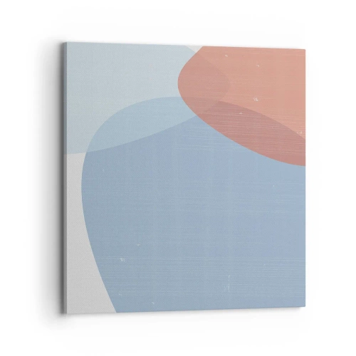 Tablou pe pânză - Relații pastelate - 70x70 cm