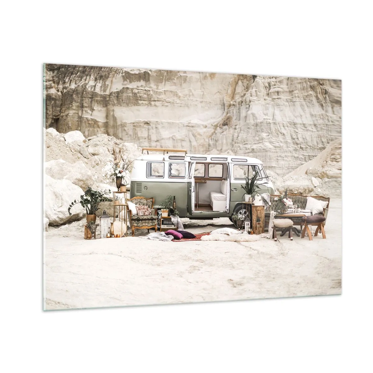 Tablou pe sticlă - Să înceapă călătoria - 100x70 cm