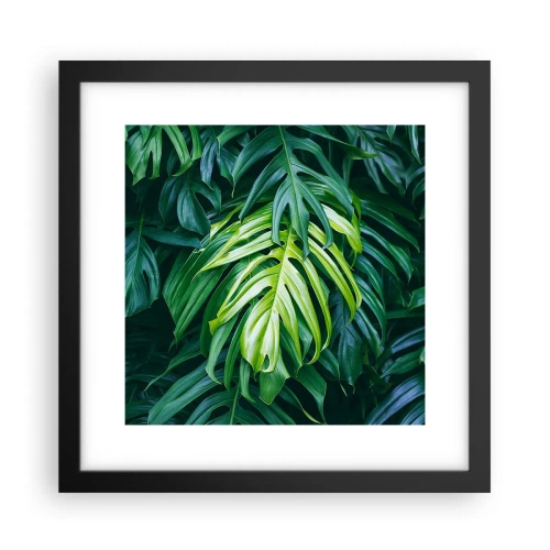Poster în ramă neagră - Scufundă-te în prospețime - 30x30 cm