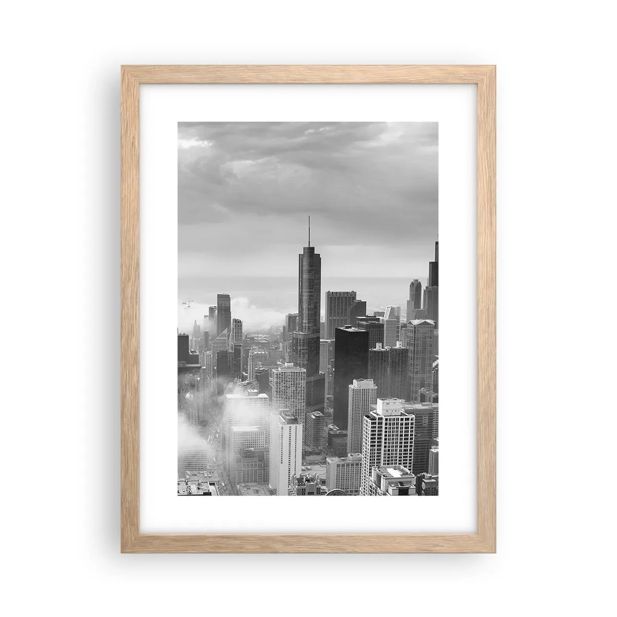 Poster în ramă de stejar deschis - Peisaj american - 30x40 cm