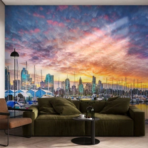 Tapet Premium Canvas - Orașul celor o mie de marinari - Peisaj, Oraș, Port - 350x256 cm