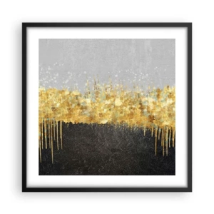 Poster în ramă neagră - Înăuntru și în sus - 50x50 cm