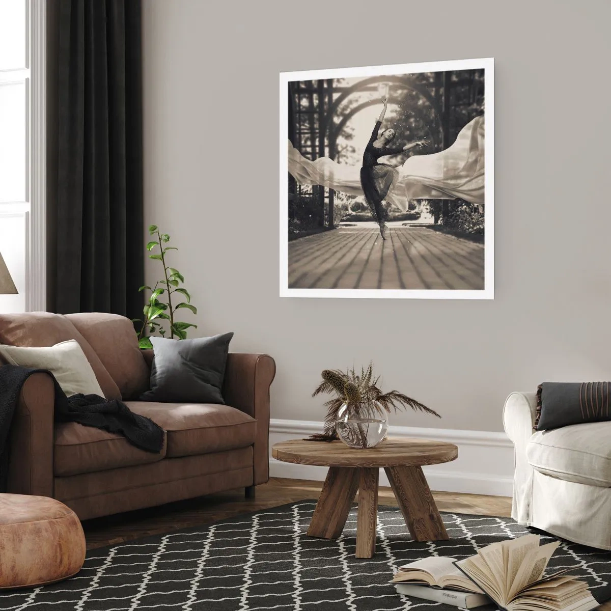 Poster - Dansul spiritului de grădină - 60x60 cm