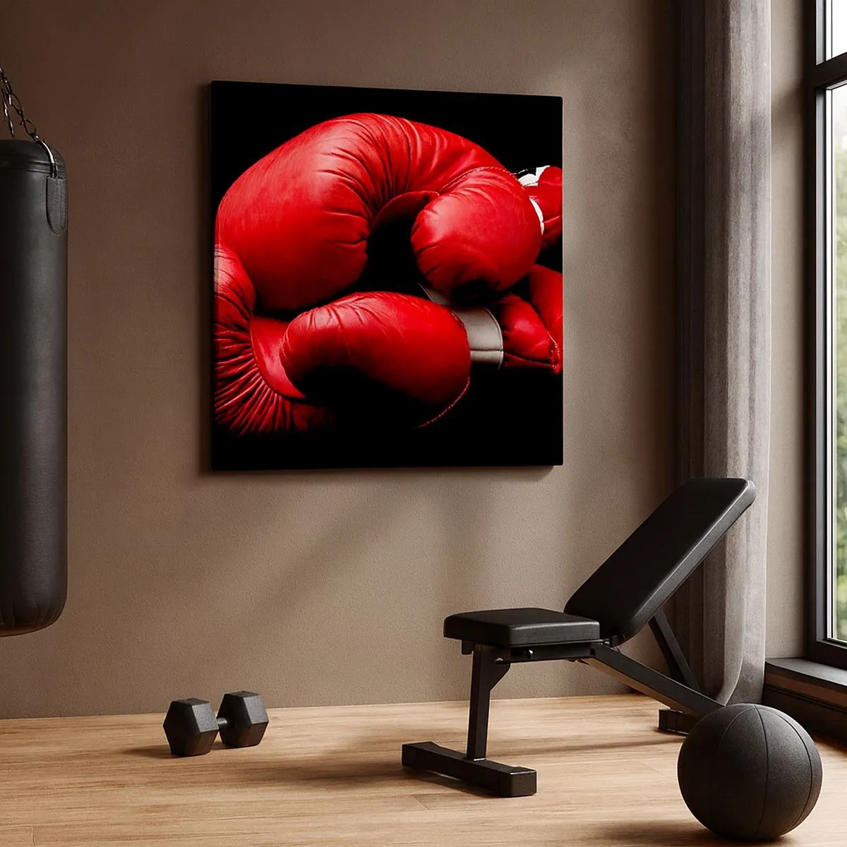 Tablou pe pânză - Emoția bătăliei a trecut - 30x30 cm