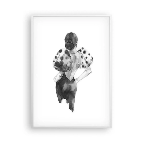 Poster în ramă albă - A trecut chiar pe lângă noi - 70x100 cm