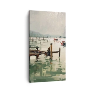 Tablou pe pânză - Scufundat în luna topită - 45x80 cm