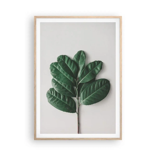 Poster în ramă de stejar deschis - Desenul naturii însăși - 70x100 cm