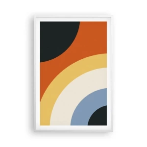 Poster în ramă albă - Spre sine - 61x91 cm