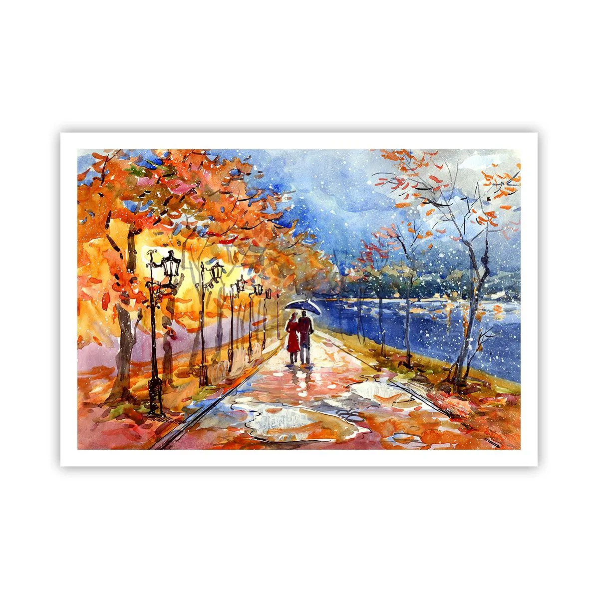 Poster - Împreună până la limita de timp - 100x70 cm
