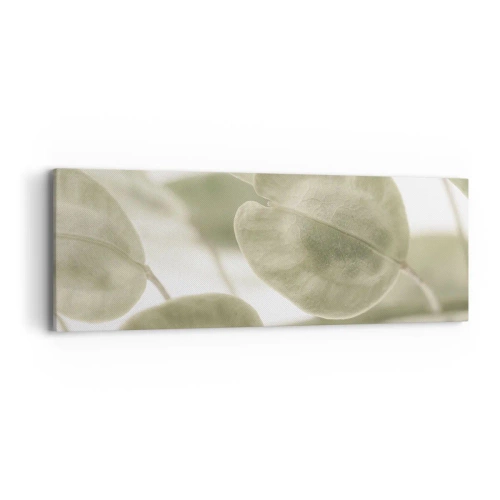 Tablou pe pânză - La început au fost frunzele... - 90x30 cm