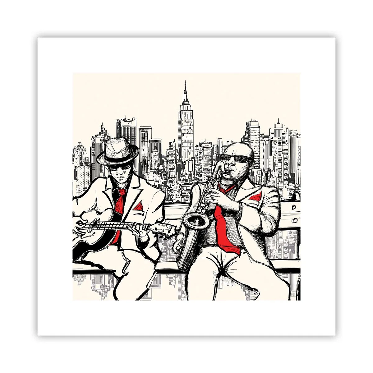 Poster - Improvizație la New York - 30x30 cm