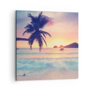 Tablou pe pânză - O seară în golf - 60x60 cm