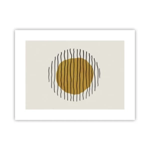 Poster - Abstracție tremurândă de căldură - 40x30 cm