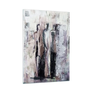 Tablou pe sticlă - Cei trei misterioși - 50x70 cm