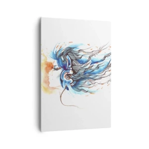 Tablou pe pânză - Lasă muzica să curgă - 70x100 cm