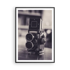 Poster în ramă neagră - Magia fotografiei vechi - 70x100 cm